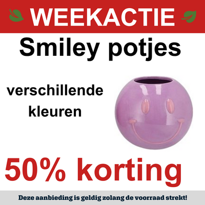 Smiley potjes
